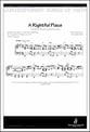A Rightful Place SATB choral sheet music cover